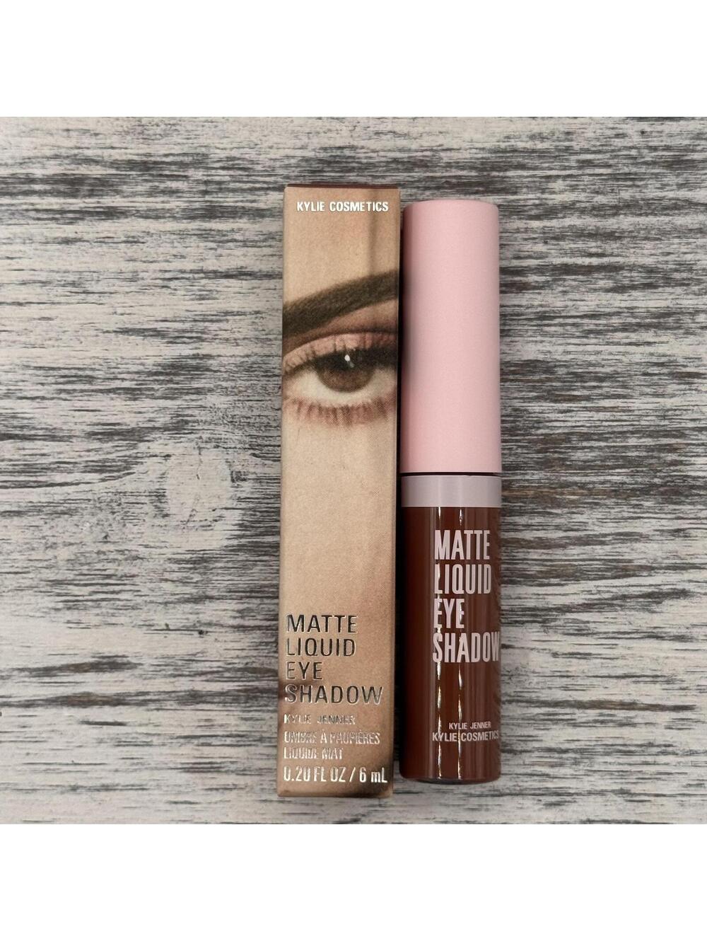 Kylie Cosmetics Matte Liquid Eye Shadow 003 ON TO THE NEXT Dark Cool Brown BNIB